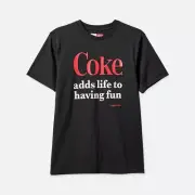 Brixton x Coca-Cola "Having Fun" Graphic T-Shirt (Black)