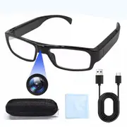 Mini Glasses Camera Wearable Security Camera 1080P Video Recorder Sports Camera
