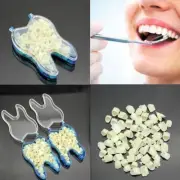 2 Box Ultra-Thin Dental Temporary Crown Molar Teeth Veneers Resin Anterior AU
