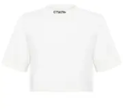 HERON PRESTON NF CTNMB LOGO CROP T-SHIRT WOMEN TOP HWAA034C99JER0010110