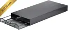 Nespresso Pod Holder Drawer 40 Pods Sleek Black Countertop