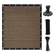 Pergola Shade Cover 8'X12' Outdoor Sun Shade Cloth with 0 8'X1 2' Mocha
