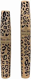 Warm Girl 2 Sets (4 Tubes) Gel & Fiber Mascara Set,brush on False Eyelashes