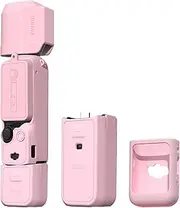 BRDRC Pocket 3 Silicone Cover, Protective Case Lens Protector Scratch-Resistant Sleeve Skin Compatible with DJI OSMO Pocket 3 Creator Combo Accessories(Pink)