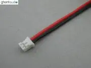 10pcs(30cm 1ft) JST PHR-2 UL Silicone Stranded Copper 24AWG Wire/cable lead