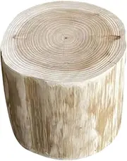 SUPVOX Handmade Wood Stool Vintage Footstool for Stool Craft Decoration Small Bedside Table
