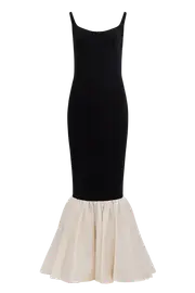 [HARITHAND] EDDA GOWN UK 14 BLACK
