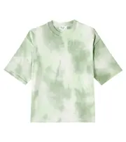 [Il Gufo] Il Gufo Tie-dye cotton jersey T-shirt Y 12 green