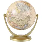 Retro Rotating World Globe Earth Antique Home Office Desktop Decor9465