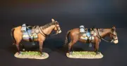 JOHN JENKINS BATTLE OF ROSEBUD 1876 HRSBUD-03A TWO U.S. CAVALRY HORSES