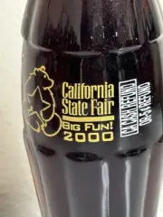 Coca Cola Bottle CALIFORNIA State Fair 2000 Commemorative Bottle FULL Signs
