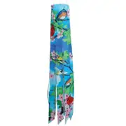 40" SONGBIRDS Illusion Windsock, In the Breeze 5245, embroidered & applique deta