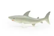 Great White Shark Toy, Model, Figure, Quality Rubber Replica, Hand Painted 5"