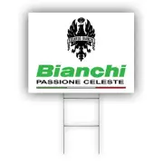 Bianchi Passione Celeste Advertising Bicycle Lawn Coroplast Yard Sign