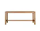 Teak Outdoor Long Bar Leaner Table 250 x 75 x 105cm