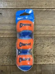 Chuckit! Compact Fetch Dog Tennis Balls, Small (for dogs 0-20 lbs) - Pack of 3