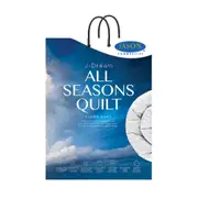 2PK Jason Commercial 250gsm J-Dream All Seasons Medium Warmth Quilt White