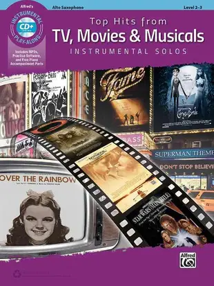 Top Hits from TV, Movies & Musicals (Alto Saxophone/+CD)