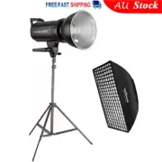 Godox SK400II Studio Flash Strobe Light + 60*90cm Grid Softbox + Light Stand