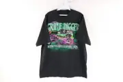 SALE 2016 Monster Jam Grave Digger Monster Truck Spell Out T shirt cotton