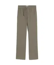 AMI Straight Fit Elasticated Trousers S,L smoky grey