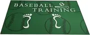 Hogvinnatil Baseball Batter Training Mat, Baseball Softball Training Mat, Professional Noise Reduction Mat, Softball Training Pad for Beginners and Beginners to School