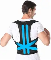 XS-5XL Plus Size Posture Corrector Lumbar Back Support Women Men Back Brace Shoulder Straightener Adjustable Spinal Support Belt For Scoliosis Hunchback Correction(X-Small)