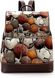 Travel Backpacks for Women,Mens Backpack,Basketball Football Baseball,Backpack, J0es9uniquqq, 10.5x5x12.5 in