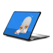 MacBook Air 13-inch (M1 / Intel) Impact Case Checkered Corgi Mirror