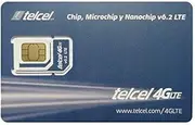 Telcel Mexico Prepaid SIM Card with 2GB Data and Unlimited Calls and SMS