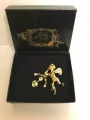 Kirks Folly Vintage Guardian Angel Cherub Dangle Heart Brooch