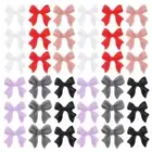 60pcs Nail Charms Bow Nail Ornaments Nail Gems Women Nail Decors Manicure