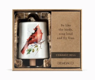 Demdaco Spring Cardinal Mini Ceramic Bell - Dean Crouser