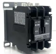 Eaton C25DND340C Definite Purpose Contactor 40A 600V Coil: 440/480V 3P