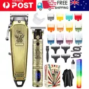 RESUXI Men's Haircut Kit Electric Hair Clippers Cordless Hair Trimmer Haircut AU