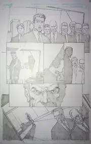 COMIC TYRESE GIBSON'S MAYHEM! ORIGINAL ART BY TONE RODRIGUEZ #1 PG 21 IMAGE