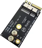 JSER BCM94360CS2 BCM943224PCIEBT2 Wireless Card to NGFF M.2 Key A/E Adapter for MacBook OS