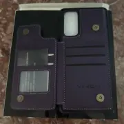 New Samsung Galaxy S20 FE Purple Wallet Card Holder Case