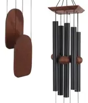 Memorial Bamboo Wind Chimes 36 Inch Outdoors - Large Deep Tone for Outside Cl...