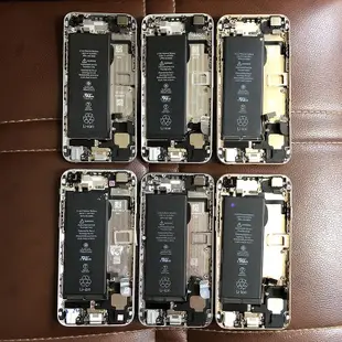 適用於蘋果6S  iPhone6S i6S 金屬背蓋 後蓋 中框 電池蓋 背蓋總成帶配件 可裝電池