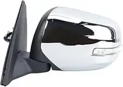 9 Wires Side Mirror Assembly Compatible for Mitsubishi L200 Triton 2007-2014 Electroplated Heated Power Folding Wing Mirror Car Accessories(Style 1)