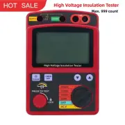 GM3125 5000V Insulation Tester Megohmmeter Backlit LCD for Voltage & Insulation