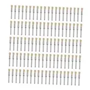 Pack Brass Wire Brushes Set, Steel Wire Wheels Pen Brushes Set Kit 100