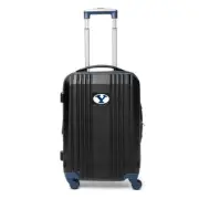 BYU Carry On Spinner Luggage | Brigham Young (BYU) Hardcase Two-Tone Luggage Car