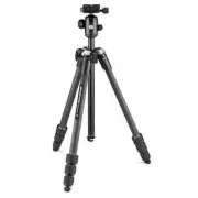 Manfrotto Element MII 4-Section Aluminum Traveler Tripod, Black
