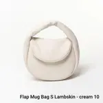 【SAMO ONDOH】FLAP MUG BAG S LAMBSKIN-CREAM 10 台灣唯一正版代理 現貨韓國包包