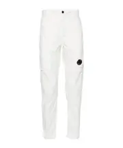 Lens-detail cargo trousers 44 White