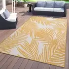 Rugshop Out Door Rugs Distressed Leaves Textured Indoor Outdoor Carpet Deck Rugs