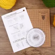 Creative Macrame Board Handicraft Knitting String Gridded Cardboard DIY CR