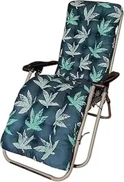 Lounger Cushions,Recliner Chair Cushion, Sun Lounger Cushion Thick Garden Recliner Chair Cushion Garden Chair Cushion Floral Printed Sunbed Cushion